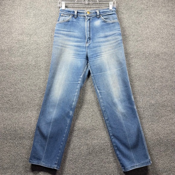 Wrangler Denim - Wrangler Jeans Womens 8 Vintage Straight Leg Denim Made in USA
